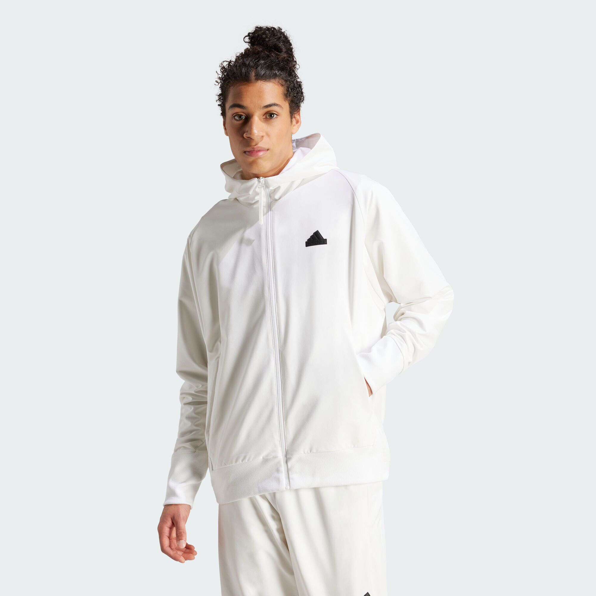 Adidas/阿迪达斯 男子梅西同款速干休闲连帽夹克外套 IN1843