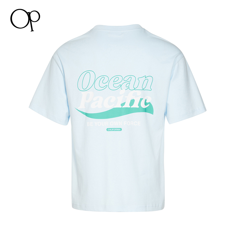 Ocean Pacific短袖T恤纯棉男女同款美式复古休闲宽松上衣可爱潮牌 运动服/休闲服装 运动T恤 原图主图