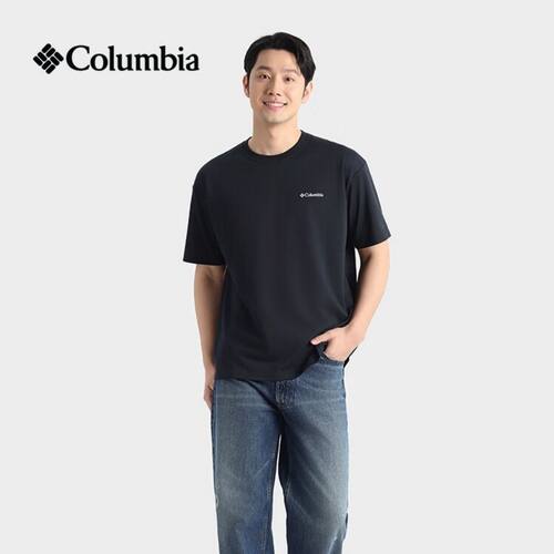 Columbia/哥伦比亚 男女同款圆领短袖情侣运动T恤 XE9956-010