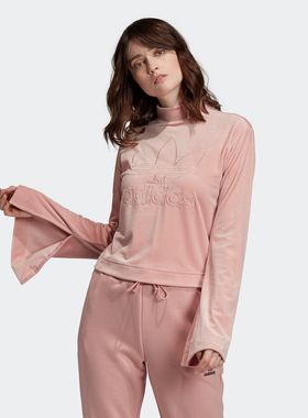 Adidas/阿迪达斯 女子三叶草 Sweater 运动卫衣 FN2792