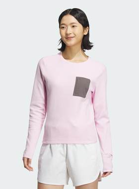 Adidas/阿迪达斯 女子运动休闲圆领卫衣套头衫 JE8579