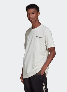 Adidas/阿迪达斯 男子三叶草 GRAPHICS 居家运动短袖T恤 HC7189