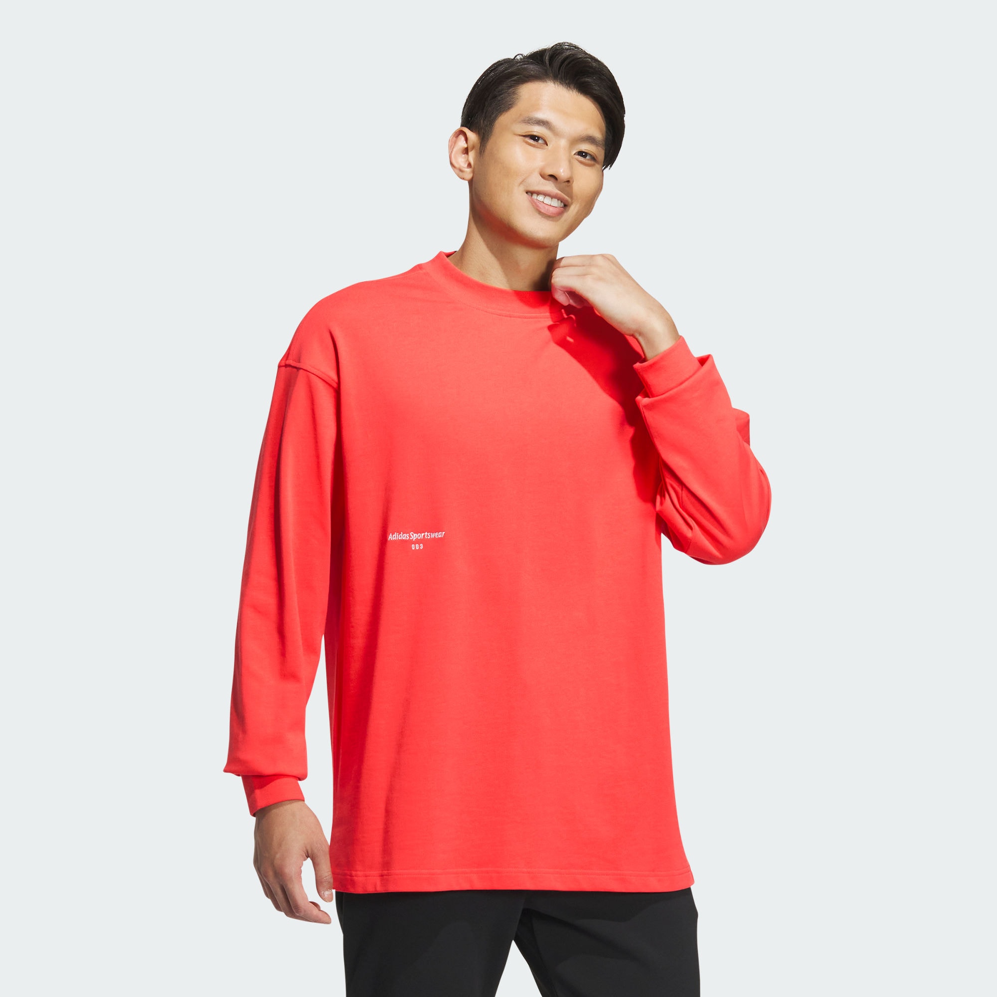 Adidas/阿迪达斯 男子 SLEEVE TEE 运动休闲长袖圆领T恤 IZ1594