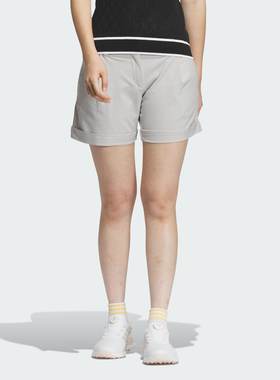 Adidas/阿迪达斯 女子 SHORTS 高尔夫格纹运动短裤 IN6586