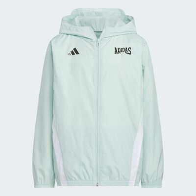 Adidas/阿迪达斯 大童亲子户外风运动休闲连帽夹克外套 KC1554