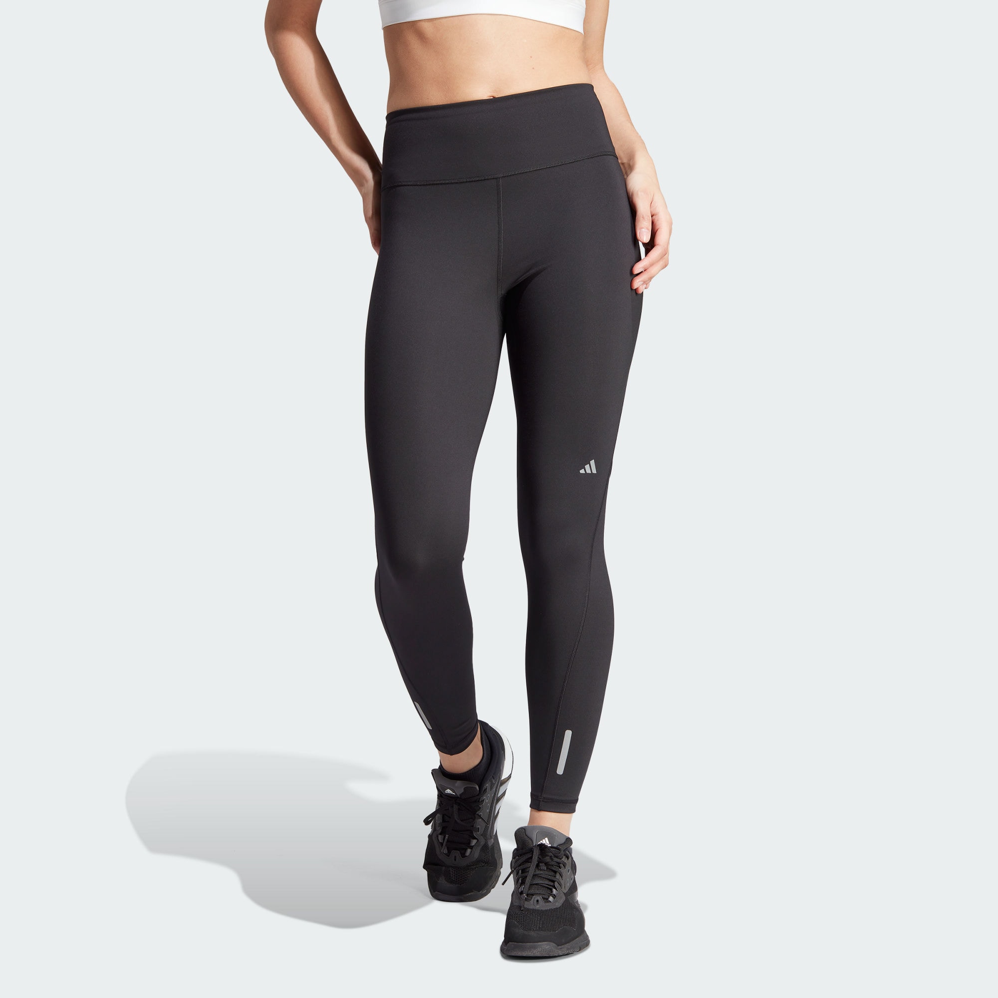 Adidas/阿迪达斯 女子速干跑步紧身运动九分裤 HY2909