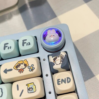 Hi75旋钮按键可按压hi75k81旋钮芯 hi75磁吸新款旋钮 旋钮外壳