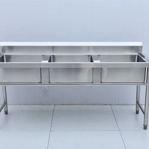 厨房落地式单双三眼水池饭店洗菜池洗碗盆学校餐饮商用不锈钢水槽