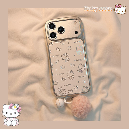 ins简约线条KT猫适用苹果手机壳