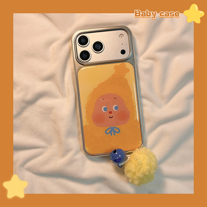 可爱卡通星星人适用苹果手机壳