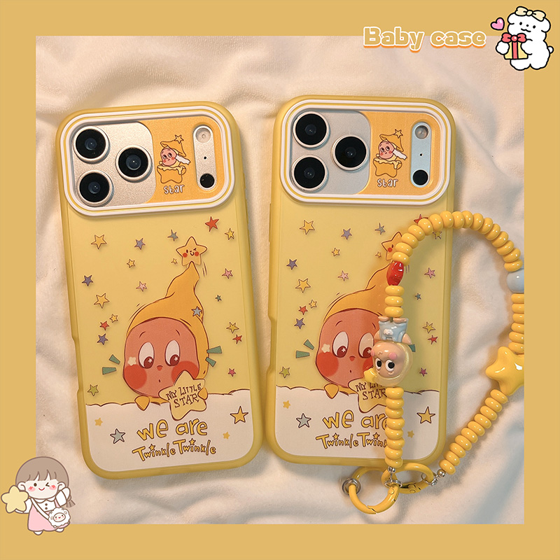 可爱卡通星星人适用苹果手机壳