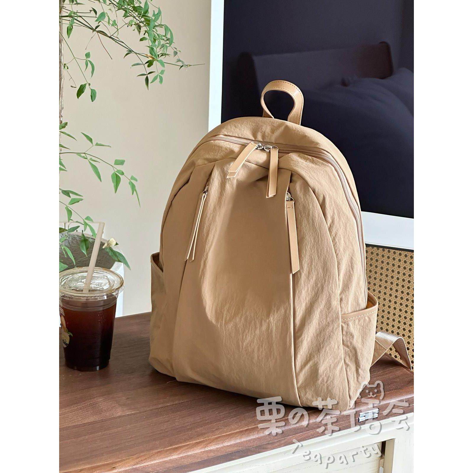 英国 MK DW韩系ins慵懒风书包女 小众高颜值轻便双肩包大学生简约