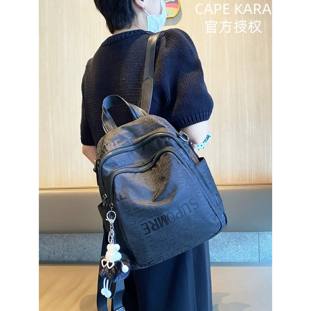 CapeKara防水双肩包女高级感