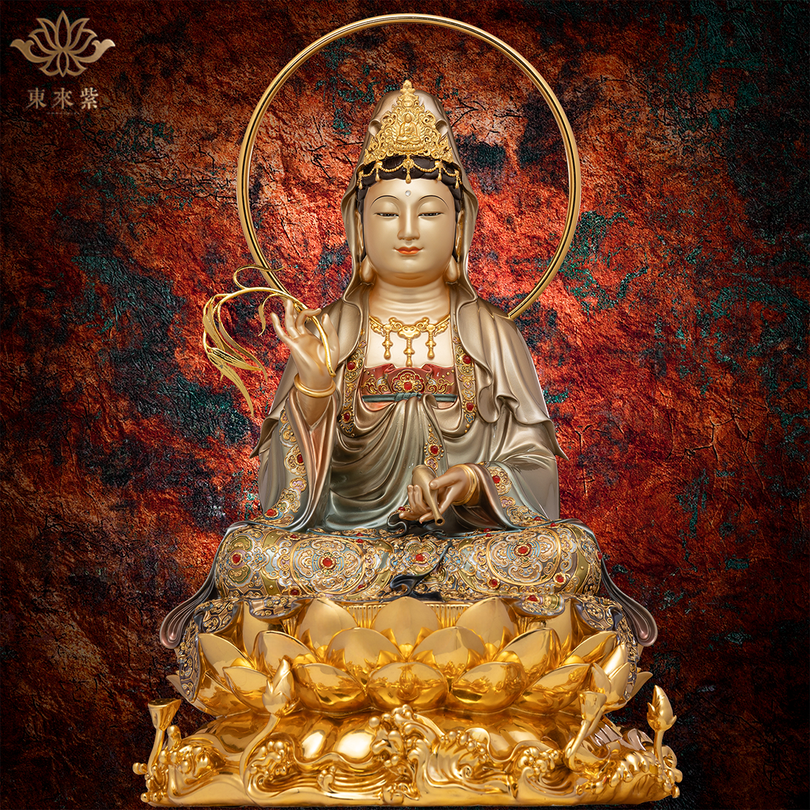 京铜普陀山九华山观世音