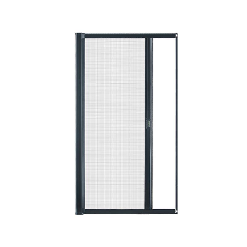 定制侧拉隐形纱窗推拉式回卷纱窗网自装金刚网铝合金防蚊内外开窗