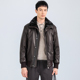 新款 海宁真皮皮衣男短款 进口头层胎牛皮水貂内胆25年冬季 保暖外套