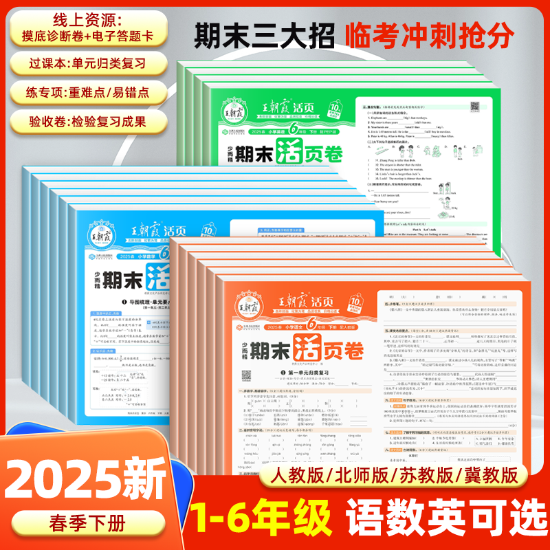 王朝霞期末活页卷真题卷