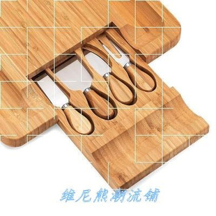 CuMtting BamBoo Set Board Square CheeSe