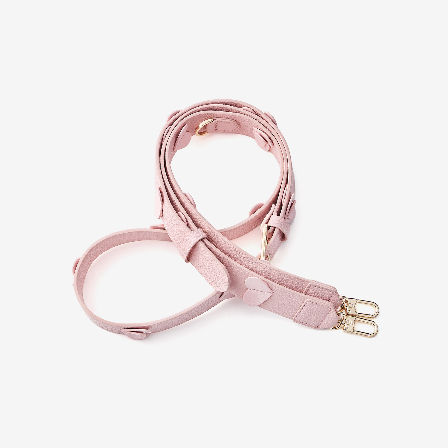 CUSTYPE手机挂绳包包斜挎带爱心立体肩带手机壳配件可调节替换单肩背包长款延长挂链高级精致斜跨改造宽背带