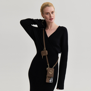 CUSTYPE新品适用三星galaxy s26ultra保护壳s25u/s24/s23plus手机套带挂绳卡包斜挎可背高级商务皮质磁吸防摔