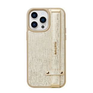 高端品牌新款 CUSTYPE适用于苹果iphone16promax手机壳手腕带支架iphone15pro轻奢小香高级防摔便携式 手机套女