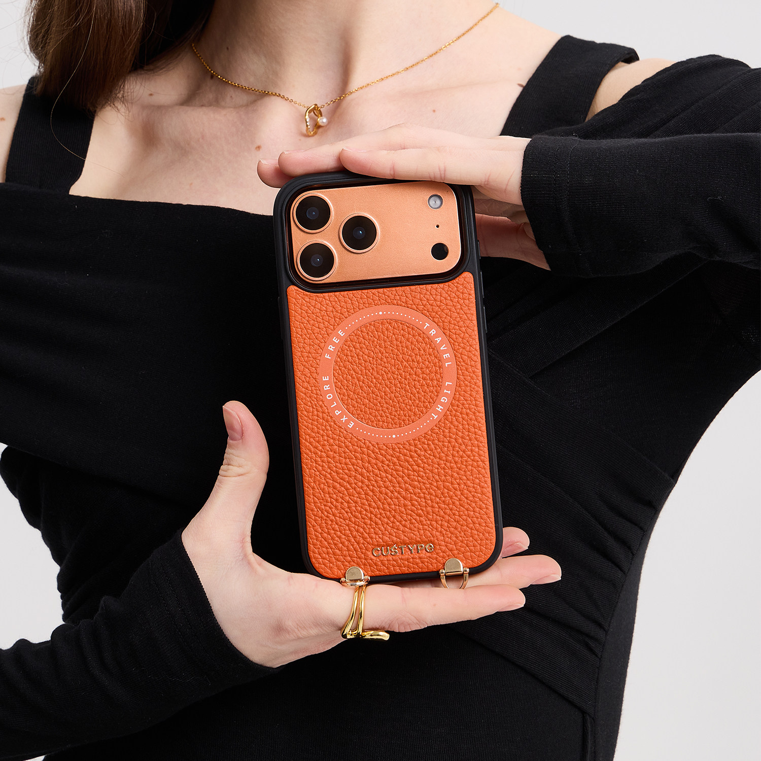 CUSTYPE官方适用于苹果手机壳橙色iPhone17promax韩系ins小众不撞款高级防摔保护套16pro磁吸15独特超火好看,3C数码配件,手机保护套/壳,淘宝优惠券,粉丝福利购,淘宝优惠卷