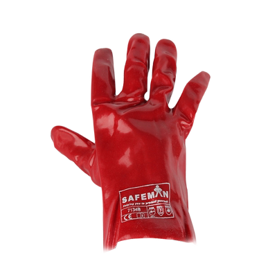 pvc工作手套耐酸碱防滑耐油