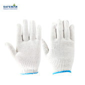 棉纱线手套加厚耐磨工厂车间搬运500克劳保防护专用建筑编织手套