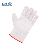 帆布手套加厚耐磨防滑建筑工厂车间搬运劳保双层24道线防护手套