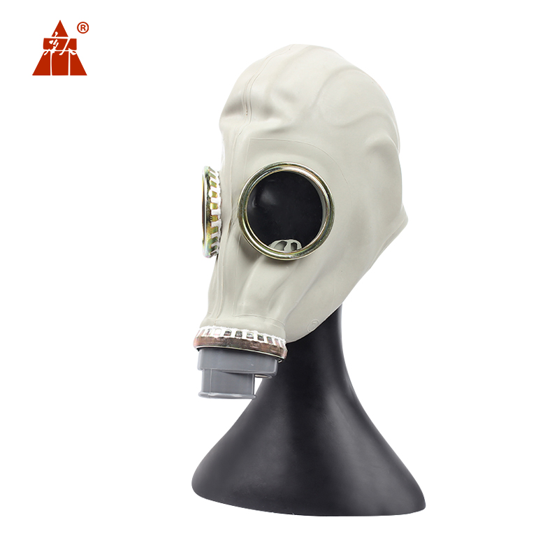 唐人防毒面具RD40螺旋式接口橡胶全面具搭配滤毒盒使用化工专用