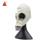 唐人防毒面具RD40螺旋式 接口橡胶全面具搭配滤毒盒使用化工专用