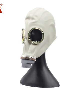 唐人防毒面具RD40螺旋式接口橡胶全面具搭配滤毒盒使用化工专用