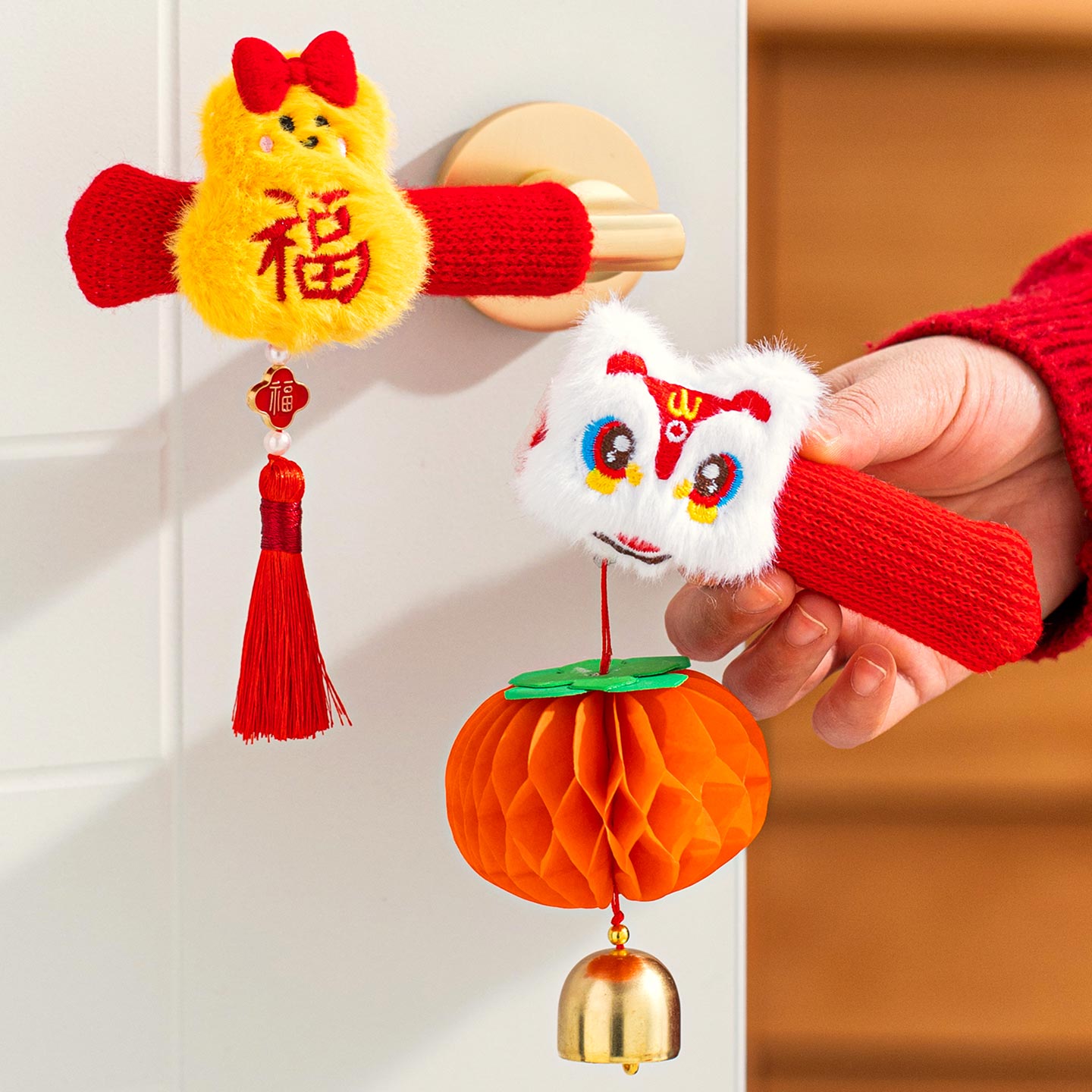 门把手保护套马年手工diy材料包