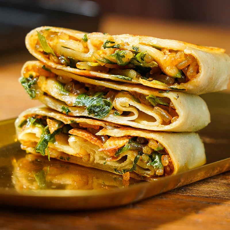 小馋童香煎韭菜盒 130g6个一袋 传统韭菜鸡蛋盒子