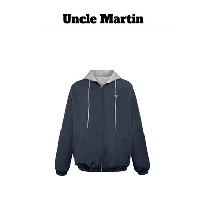 马丁叔叔 拉达同款 25AW高定系列 拉链连帽双面穿卫衣 576
