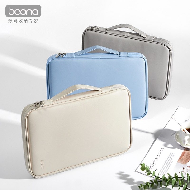 适用于苹果MacBook Pro 16笔记本电脑包Air13.6寸手提收纳袋Pro14键盘鼠标保护套180°全开式防水13男女通勤