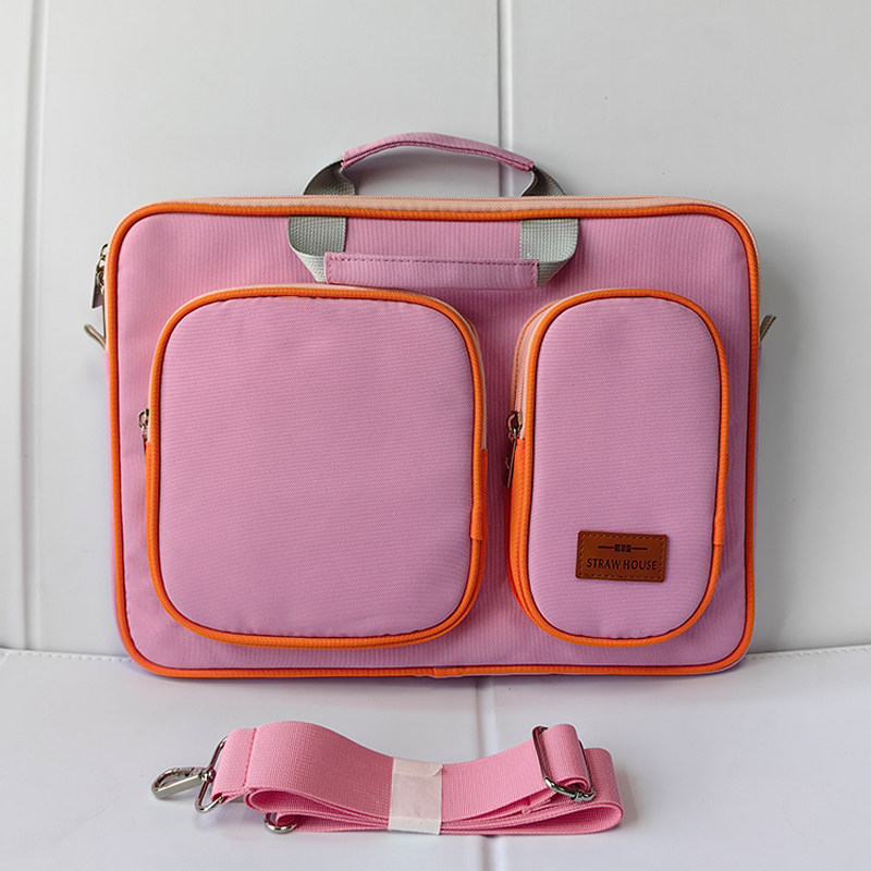 适用于苹果笔记本macbook16联想可斜挎电脑包1115戴尔惠普华硕保护套air13.3pro内胆14寸收纳袋12.5英寸华为