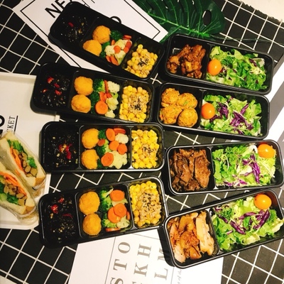 餐盒可微波炉加热长方形塑料饭盒