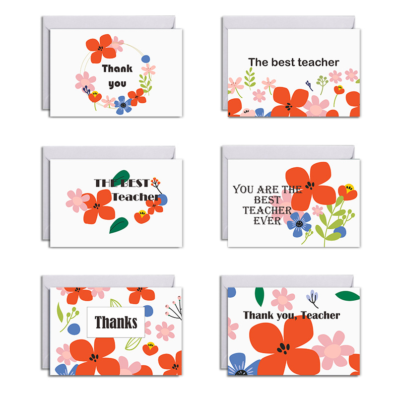thank you teacher谢谢老师英文感谢教师节贺卡teachers day card