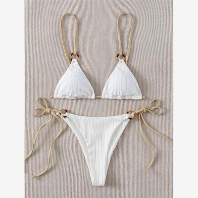 Bikini Set Cute Women Triangle Thong Biquini Swimsuit Swimwe