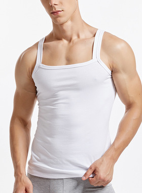 Men Undershirts Underwear Tank Tops Bodybuilding Muscle Vest
