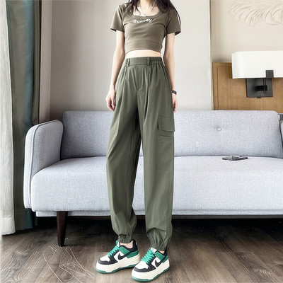 CARGOPANTSWOMEJU束脚工装