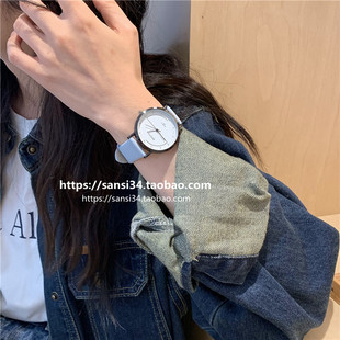 简约学霸石英表 时尚 考试专用手表女款 初高中学生小众设计ins韩版