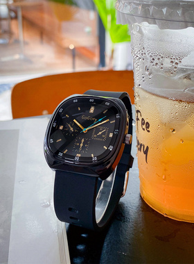 小众设计方形手表女轻奢高级简约时尚气质潮流个性霸气大表盘男表