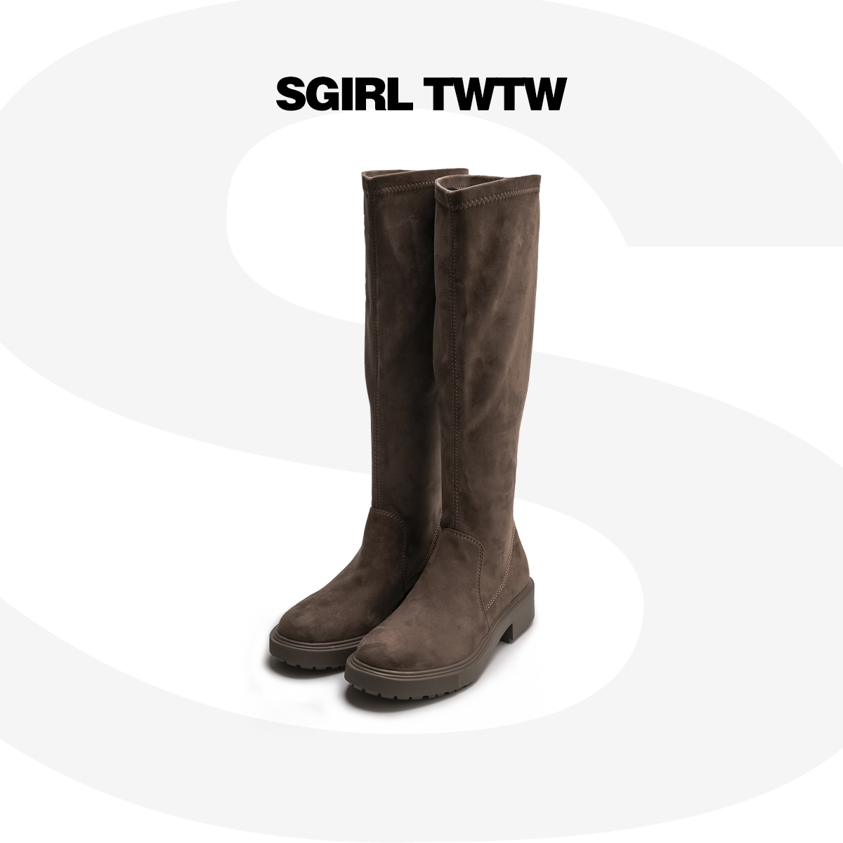 MM马丁靴切尔西瘦瘦骑士靴单靴