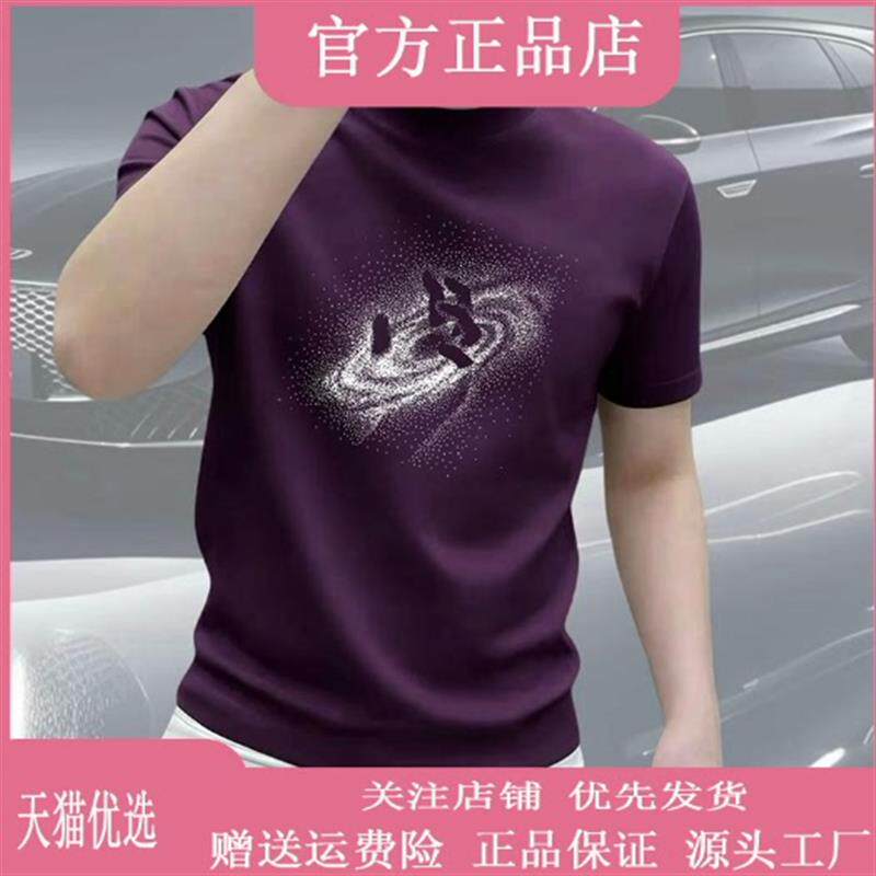 师凯服饰Amphelisia2026马年手掌星空印花短袖T恤男士百搭高级感