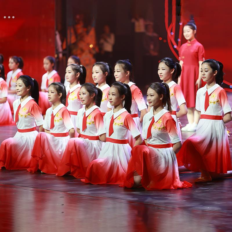 六一儿童合唱服演出服中小学生大合唱团男女童爱祖国诗歌朗诵服装