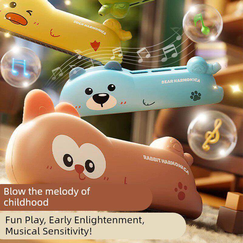 儿童口琴宝宝专用吹奏乐器早教婴儿玩具入门初学者婴幼儿风琴