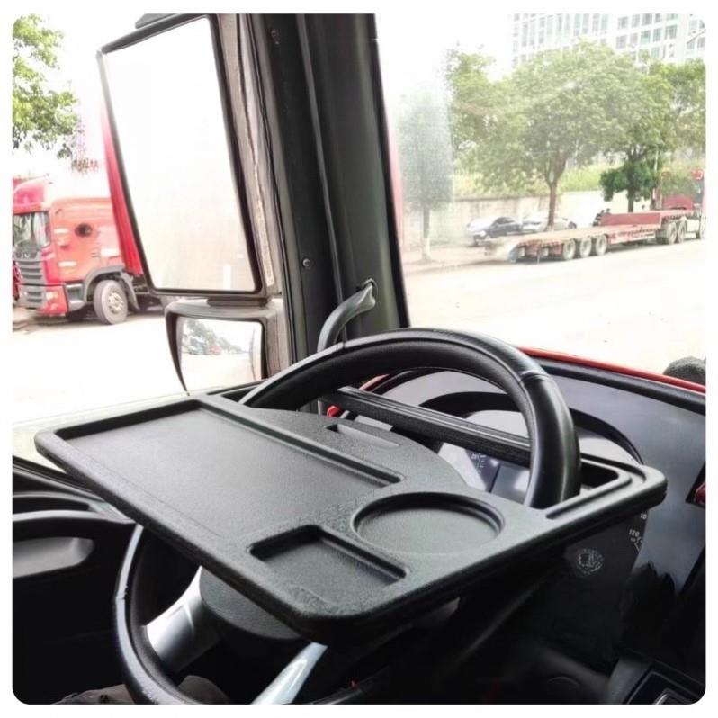 货车方向盘小桌子专用车载餐桌汽车轻卡车用多功能餐桌板休息支架