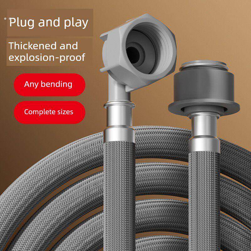 全自动洗衣机进水管自动给水管万能加长管加长管滚筒卡扣式接头